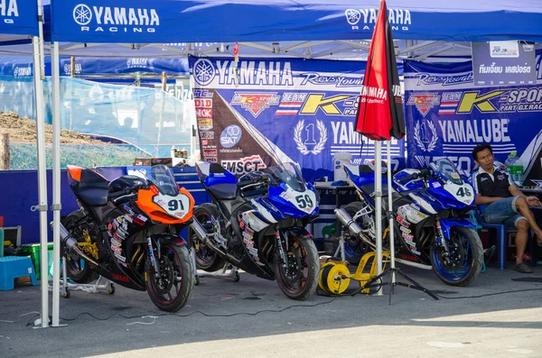 Thailändische Superbikes Meisterschaft 2015 Lauf 1 — Stockfoto