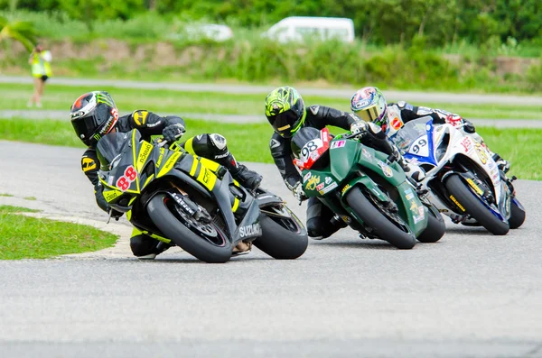 1 태국 Superbikes 결승전 2015 — 스톡 사진