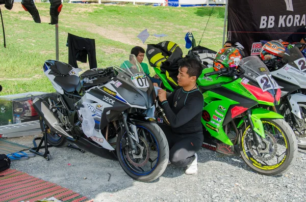 Thailand Superbikes Kampioenschap 2015 ronde 1 — Stockfoto