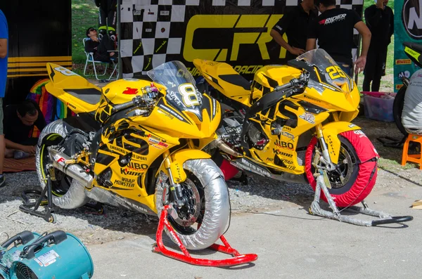 Thajsko superbiky Championship 2015 kolo 1 — Stock fotografie
