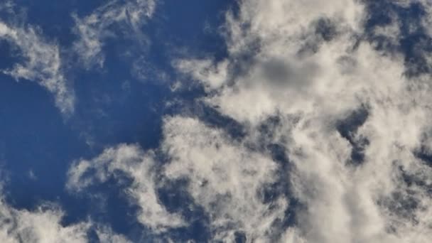 Nuvole in movimento e cielo blu . — Video Stock