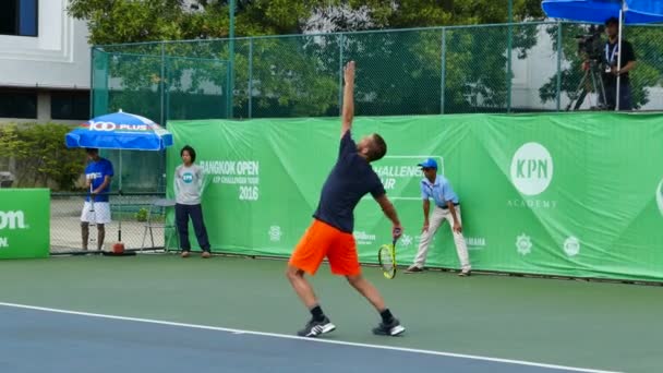 KPN Bangkok Open ATP Challenger Tour 2016 — ストック動画