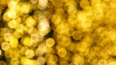 Daire altın bokeh ışık Narin.