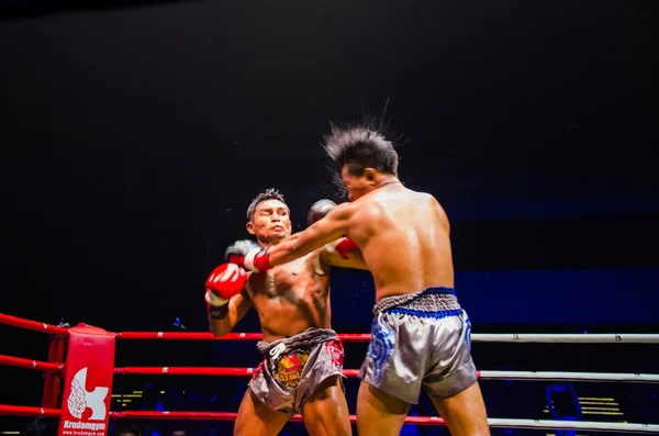 Krudam Lucha # 4 en el Día de Muaythai — Foto de Stock