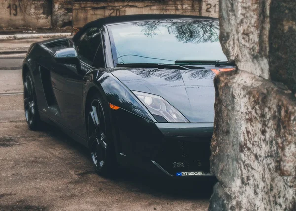 Kiev Oekraïne April 2011 Abstracte Foto Het Roofdier Lamborghini Gallardo — Stockfoto