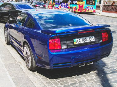 Kiev, Ukraine - May 14, 2011: Ford Mustang Saleen S281 Supercharged in the city