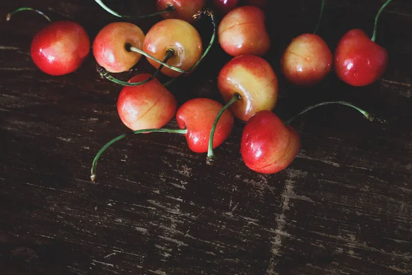 Édes Cseresznye Alapon — Stock Fotó
