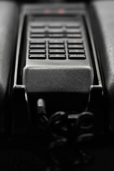 Телефон Машині Деталі Автомобіля Деталі Інтер Єру Автомобіля — стокове фото