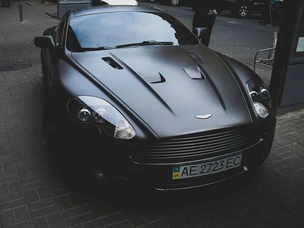 Kiev Ukrayna Ekim 2010 Lüks Ngiliz Süper Arabası Aston Martin — Stok fotoğraf