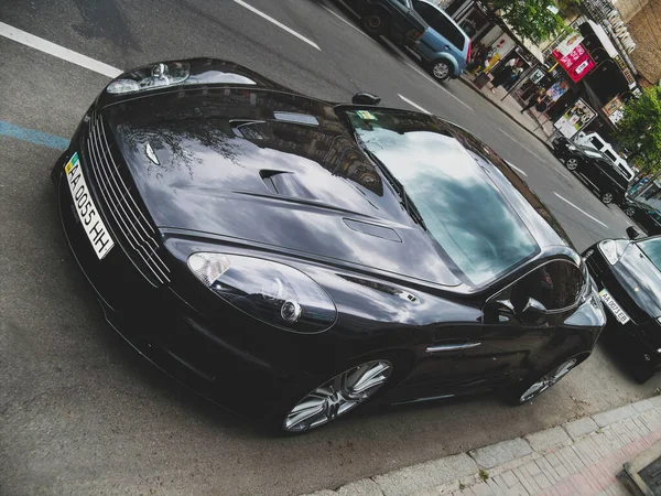 Kiev Ukraina Maj 2011 Lyxig Brittisk Bil Aston Martin Dbs — Stockfoto