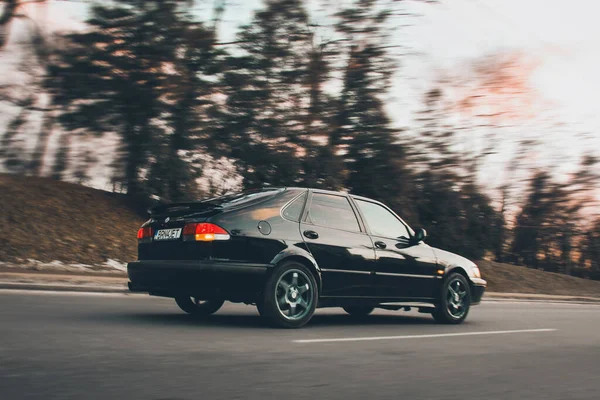 Chernigov Ukraine March 2021 Old Swedish Car Saab 900 Turbo — Stock Photo, Image