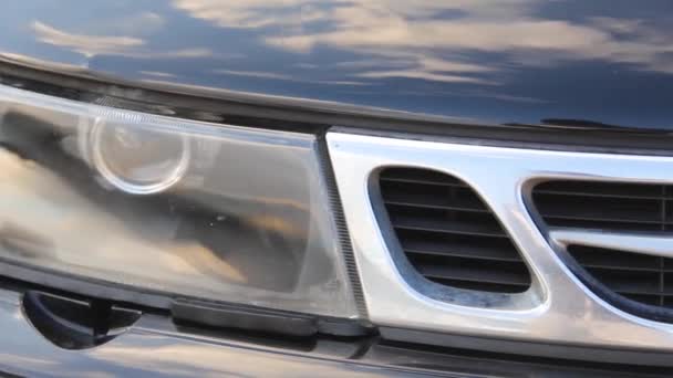 Chernihiv Ukrajina Března 2021 Staré Švédské Auto Saab 900 Turbo — Stock video