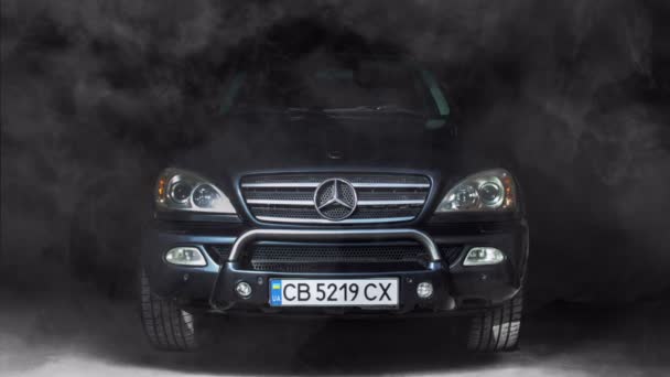 Tchernihiv Ukraine Mai 2021 Mercedes Benz W163 Brabus Ombre Fumée — Video