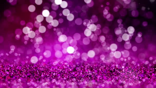 Bokeh Roxo Fundo Brilhante Lindo Bokeh Brilhante Fundo Brilhante Brilhante — Vídeo de Stock