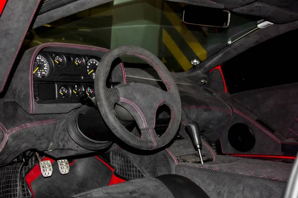 Kyjev Ukrajina Května 2021 Lamborghini Diablo Koenig Pohled Interiér Moderního — Stock fotografie