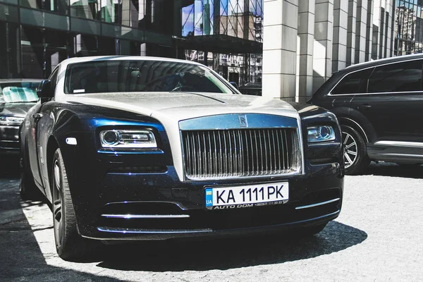 Kiev Ukraine June 2021 Luxury British Rolls Royce Wraith Car — Stock Photo, Image