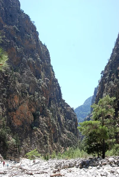 Самарії ущелині, Крит — стокове фото
