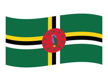 Orta Amerika ülkesi Dominica 'nın Düz Bayrağı Dalgalanıyor