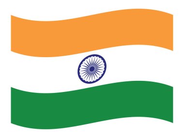 Asya ülkesi Hindistan 'ın Düz Bayrağı Dalgalanıyor