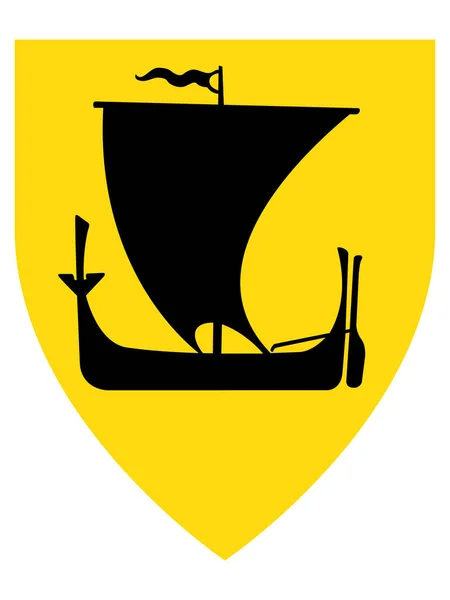 Herb Norweskiego Okręgu Nordland — Wektor stockowy