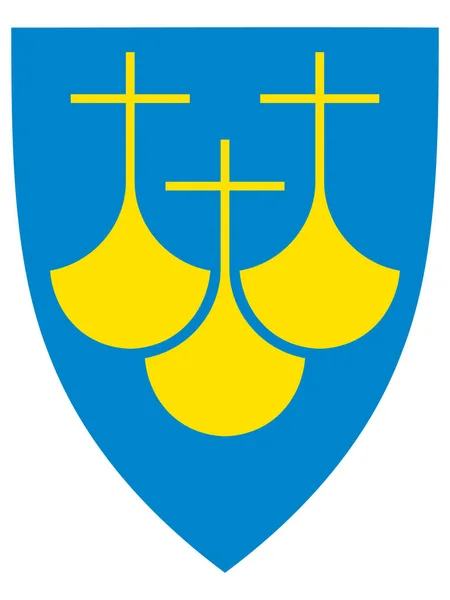 Wapenschild Van Noorse Provincie Mre Romsdal — Stockvector