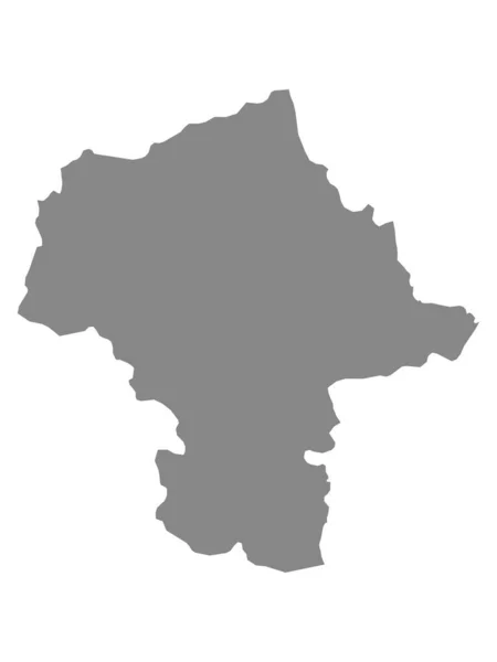 Gray Flat Map Polish Voivodeship Masovia — Stock Vector