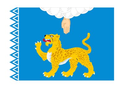 Pskov Oblastının Rus Federal Deneği Bayrağı