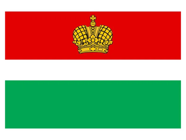 Vlajka Ruského Federálního Subjektu Kaluga Oblast — Stockový vektor