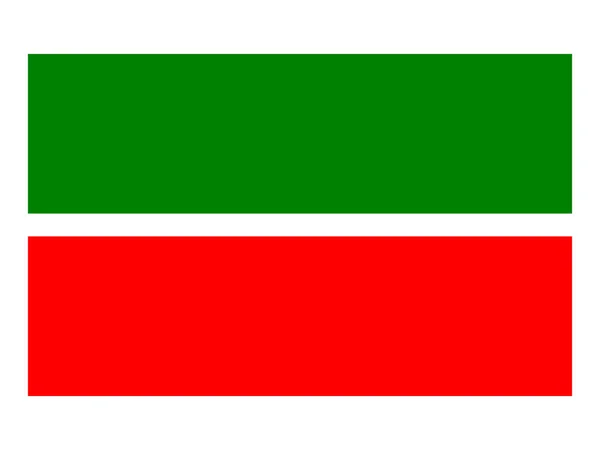 鞑靼斯坦共和国俄罗斯联邦主体国旗 — 图库矢量图片