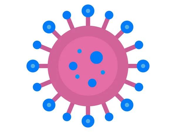 Кліп Арт Ілюстрація Коронавірусу — стоковий вектор