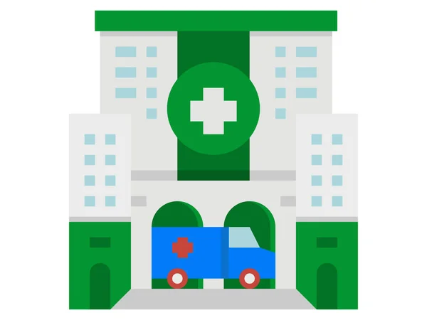 Clip Art Ilustração Uma Clínica Hospitalar —  Vetores de Stock