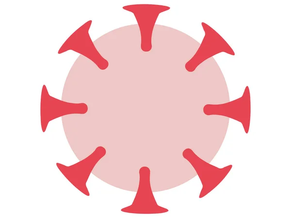 Clip Art Illustration Corona Virus Icon — Stock Vector