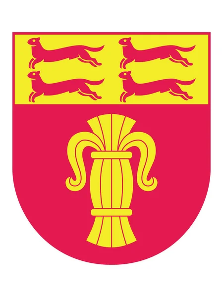 Coat Arms Finnish Region Ostrobothnia — 스톡 벡터