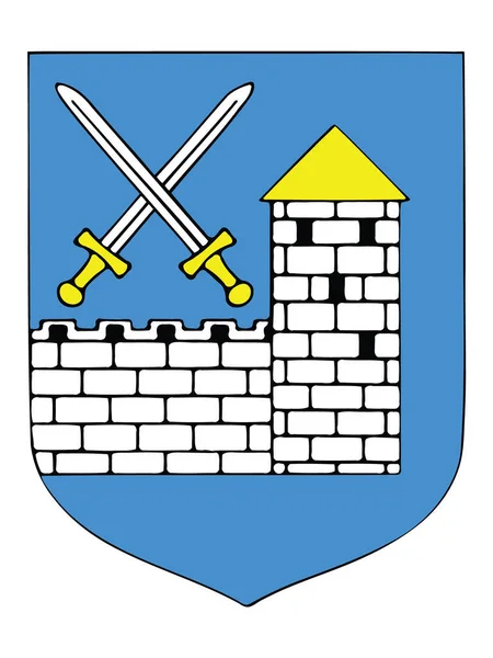 Escudo Del Condado Estonio Lne Viru — Vector de stock