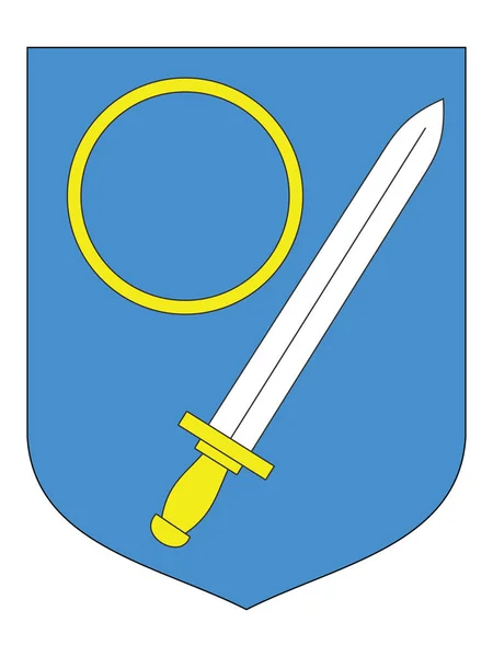 Wapenschild Van Provincie Vru Estland — Stockvector