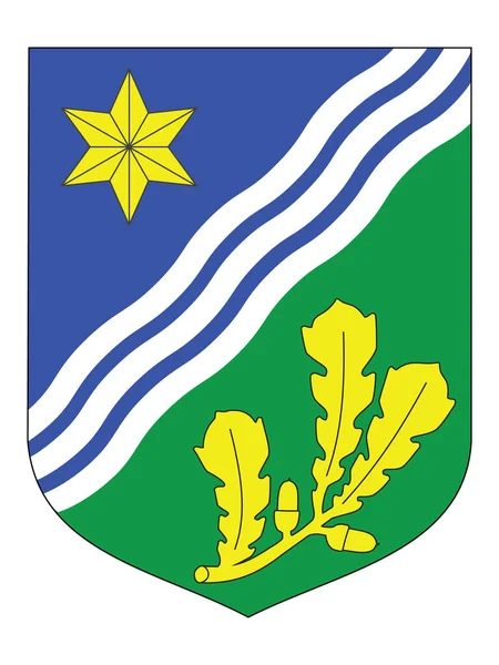 Escudo Del Condado Estonio Tartu — Vector de stock