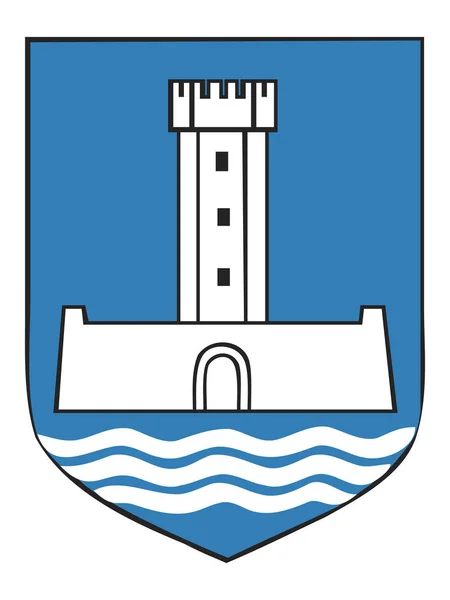 Coat Arms Estonian County Jrva — Stock Vector