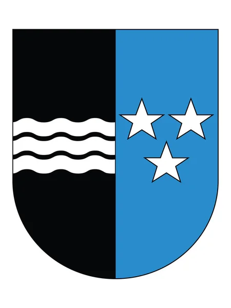 Escudo Del Cantón Suizo Argovia — Vector de stock