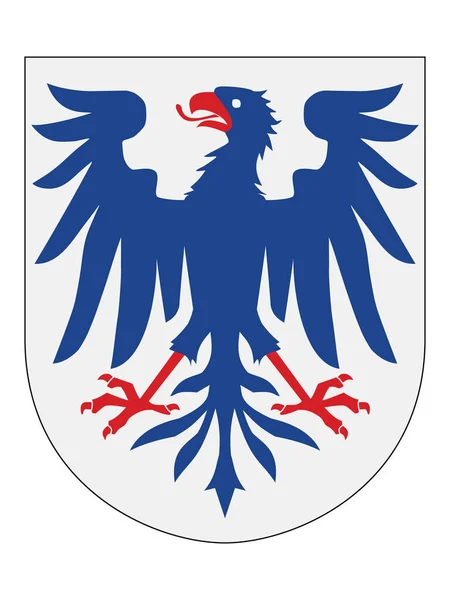 瑞典瓦尔曼德县的国徽 — 图库矢量图片
