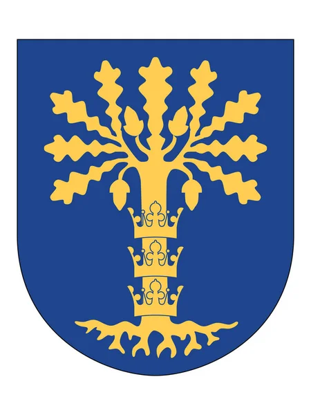 Herb Szwedzkiego Okręgu Blekinge — Wektor stockowy