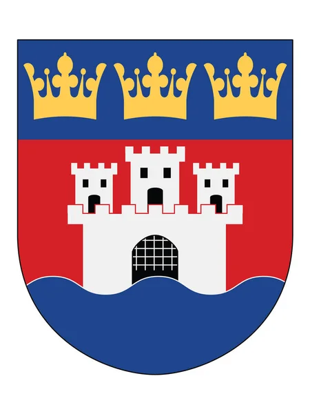 Coat Arms Swedish County Jonkoping — Stock Vector
