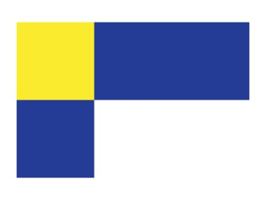 Bratislava Slovakya Bölgesi Düz Bayrağı (Kraj)