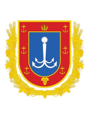 Odessa 'nın Ukrayna Bölgesi Arması (Oblastı)