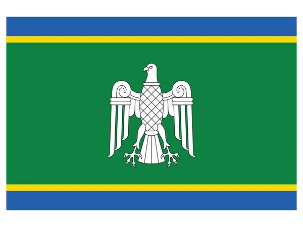 Zászló Ukrán Régió Oblast Chernivtsi — Stock Vector