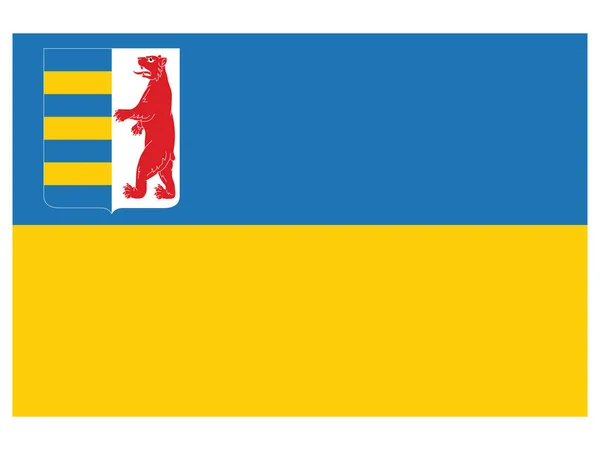 Flag Ukrainian Region Oblast Zakarpattia — Stock Vector
