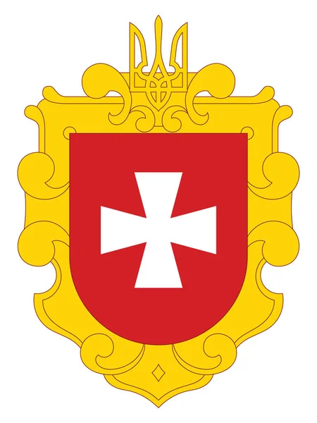 Wappen Der Ukrainischen Region Oblast Riwne — Stockvektor