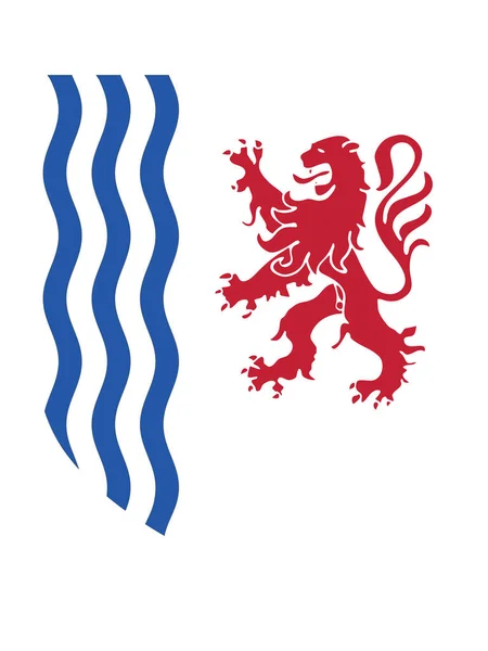 Wappen Der Französischen Region Nouvelle Aquitaine — Stockvektor