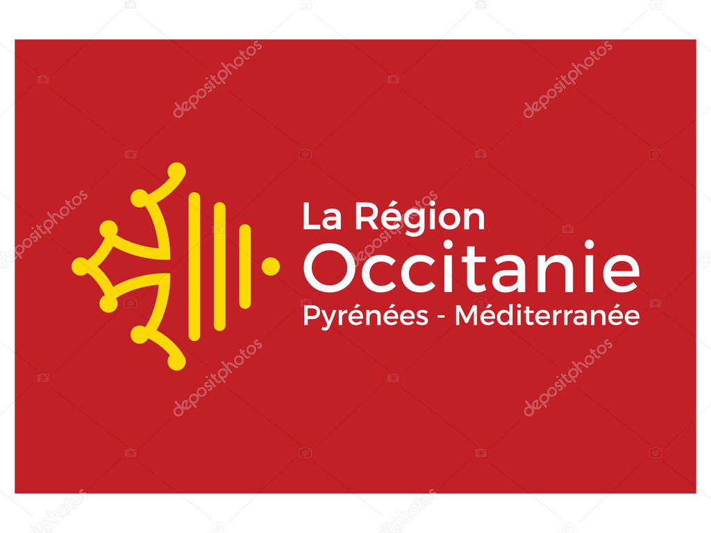 Flag of the French Region of Occitanie