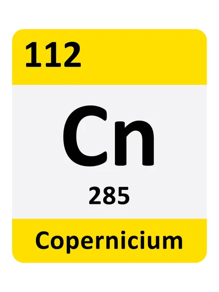 哥白尼周期表元素的名称 原子质量和原子序数 — 图库矢量图片