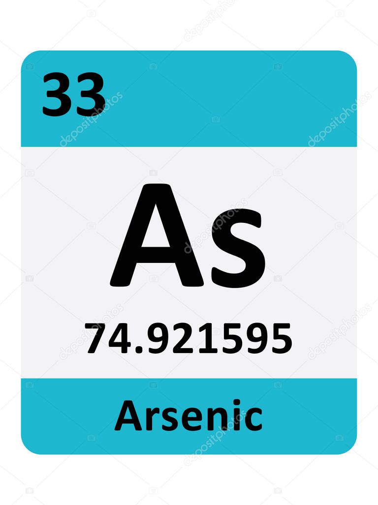 Name, Symbol, Atomic Mass and Atomic Number of the Period Table Element of Arsenic